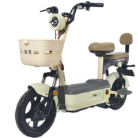 Bon prix, moteur sans balais 400W, vitesse 32 km/h, autonomie 45 km, vélo électrique à deux places pour adultes