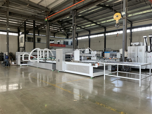 Alimentador de succión completamente automático caja de papel de cartón corrugado flexo máquina encoladora - Product Image 5