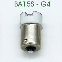 Adaptateur de douille en céramique pour lamellophone, BA15d B15d à G4 MR11 MR16, convertisseur d'ampoule, adaptateur de douille