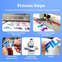Impresora UV Plana Automática FULIYIN 6090 I3200, Máquina para Hacer Logotipos en Película UV Flexible, Alta Precisión, Alta Adhesión, Logotipos de Marcas de Ropa Deportiva UV