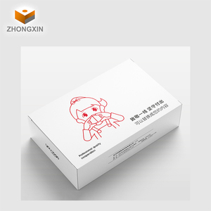 máscara de la cara de protección desechable medicina caja de papel de embalaje-50 piezas por caja - Product Image 3