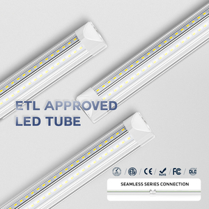Siêu sáng tích hợp <span class=keywords><strong>T8</strong></span> <span class=keywords><strong>LED</strong></span> ống ánh sáng 36W-50W V-Shape 4ft 120-130lm/W nhôm cơ thể cho cửa hàng nhà để xe kho hội thảo - Product Image 2