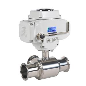 วาล์วบอลสเตนเลสเกรดอาหาร COVNA DN40 ขนาด 1.5 นิ้ว แบบ 3 ทาง พอร์ต L แรงดันไฟฟ้า 220V AC แบบ Tri Clamp ควบคุมด้วยมอเตอร์ วาล์วบอลสุขภัณฑ์ - Product Image 6