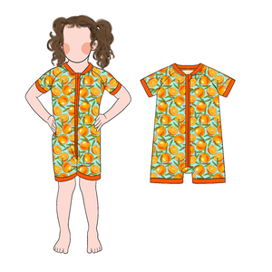 Meilleures ventes : Combinaison courte pour filles en tissu de bambou de haute qualité, personnalisable, avec fermeture éclair bidirectionnelle - Product Image 6