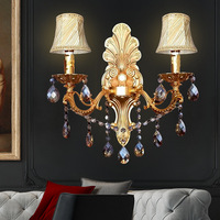 Applique murale LED moderne en fer avec contrôle tactile, intensité réglable, économie d'énergie, garantie 5 ans pour l'éclairage de chambre et de maison