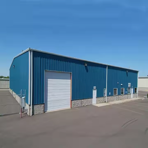 80m2 Design Moderne 3-Voiture Cadre Métallique Préfabriqué Structure Métallique Bâtiment Extérieur Parking <span class=keywords><strong>Garage</strong></span> Structure Métallique - Product Image 2