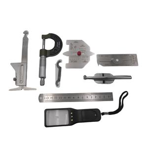7-teiliges HI.<span class=keywords><strong>LO</strong></span>-V-WAC-Edelstahl-Schweißinspektions-Kit Mikrometer-Lupen lineal HI.<span class=keywords><strong>LO</strong></span> V-WAC Schweißen Löten Schweißen - Product Image 2