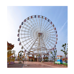 Manèges de parc d'attractions à prix avantageux, équipement moyen, grande roue de 50 m à vendre - Product Image 1
