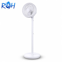Design de mode moderne 8 "90w Puissant 2 en 1 5 lames en plastique Piédestal Stand Ventilateur Circulateur Foshan Rihuang Fabricant d'usine