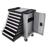 Goodking – chariot à outils en métal Super roulant, 298 pièces, réparation de voiture, Garage, armoire de rangement d'outils à main