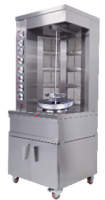Mini machine automatique commerciale de shawarma brûleur de shawarma du brésil machines de fabrication de produits de viande