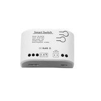 Relais de contrôle d'accès intelligent WiFi Ewelink / Tuya 240V 10A, module de minuterie à verrouillage automatique momentané, contrôle à distance