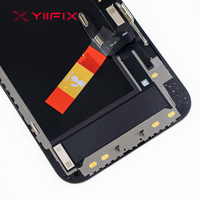 Layar LCD YIIFX untuk Iphone 12 Pengganti Tampilan Kecepatan Penyegaran Tinggi Ukuran 1:1 Aksesori Digitizer Transfer IC Ecran Pantalla