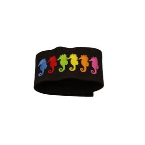 Bracelets de poignet et sangles de bras en tissu tricoté avec velcro, taille personnalisée, velcro brodé pour campagnes promotionnelles - Product Image 2