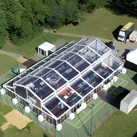 Tente de réception commerciale en PVC 15x30m pour mariages et événements en plein air