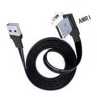 Cable USB 2.0 de Silicona Suave, Conectores de Extensión USB-A Macho a Hembra, Diseño en Forma de L, Transmisión de Datos, Alimentación de Energía para Computadora
