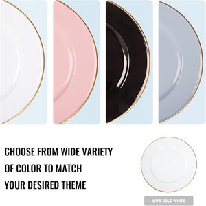 <b>Ceramic</b> Factory Wholesale Luxury With Golden Rim White <b>Plate</b> Bone China Flat <b>Plate</b> Dinnerware 6/7/8/10 Inch <b>Ceramic</b> Dinner <b>Plate</b> - Product Image 5