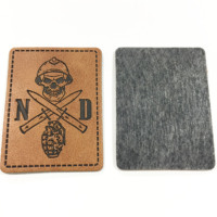 Étiquette à coudre en cuir PU véritable pour jeans, étiquette de taille arrière, accessoires de vêtement, pièces DIY, conception personnalisée, délai de livraison d'échantillon de 7 jours