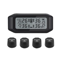 Système de surveillance de la pression des pneus Promata TPMS universel externe avec 2 capteurs pour voitures