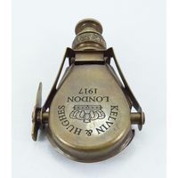 PARIJAT Handicrafts Newly Made Antique London 1917 Spy Glass Pocket Folding Brass Magnifier for Collectibles and Gifts