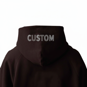 Sudadera con Capucha para Hombre, Poliéster/Algodón, Alta Calidad, Pedrería Bordada, Tallas Personalizadas, Servicio OEM, Invierno, Ecológica - Product Image 1