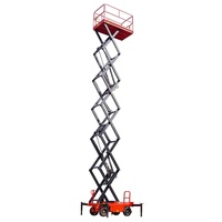 Plataforma Elevadora Compacta Plegable Tipo Tijera, Fácil de Transportar, Elevador Hidráulico para Trabajos en Altura