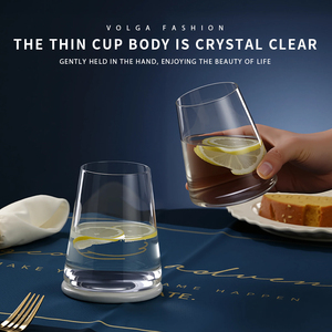 Hxglass 500ml thu hình-miệng pha lê ly thủy tinh thiết kế thời trang chất lượng cao cà phê Whisky uống Kính biểu tượng tùy chỉnh đóng gói - Product Image 2