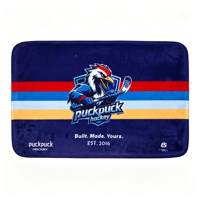 Tapis d'entraînement pour patins à glace PUCKPUCK Modèle 001 avec logo personnalisé par sublimation, surface en polyester durable et antidérapante