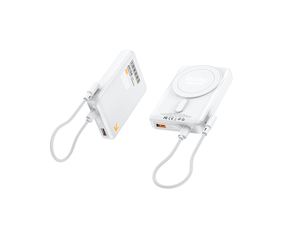 Batterie externe LC03 pour 4 appareils simultanément, 15W <span class=keywords><strong>Mag</strong></span> sans fil, 20W PD filaire, câble Type-C intégré, aimant N52, RoHS - Product Image 1