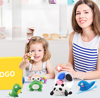 Arcilla seca al aire personalizada al por mayor para niños, Kit de arcilla de modelado, modelo seguro no tóxico arcilla mágica, arte DIY y manualidades juguete para regalo