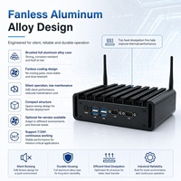 Mini-ordinateur industriel Intel Core I3-10110U double LAN 2 ports COM pour la surveillance des convoyeurs d'entrepôt