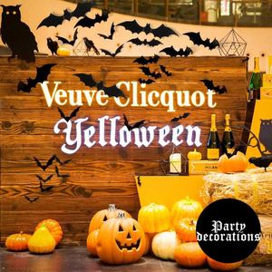Décorations de fête d'Halloween, autocollants de chauve-souris 3D effrayants en PVC, autocollants amovibles pour fenêtres pour décorations d'Halloween - Product Image 5