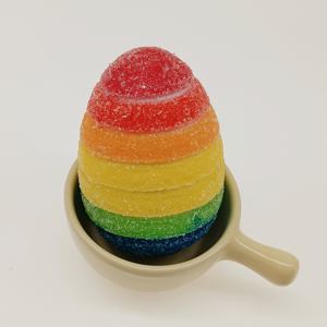 Bonbons gélifiés de haute qualité pour enfants, bonbons gélifiés aux couleurs arc-en-ciel avec un jouet <span class=keywords><strong>surprise</strong></span>, collations gélifiées en forme d'œuf - Product Image 3