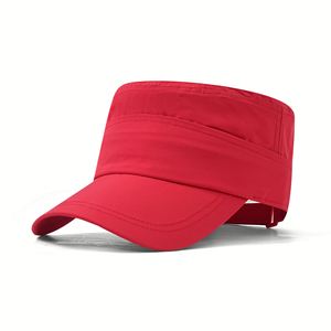 Mùa hè màu rắn không khí hàng đầu đỉnh cao của nam giới nhanh chóng làm khô tháo gỡ dual-sử dụng bóng chày ngoài trời Mặt trời bảo vệ Flat-Top cap - Product Image 5