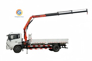 Light Duty Flexible Body Cargo Transport Hydraulic <strong>Lifting</strong> Knuckle <strong>Boom</strong> Crane Truck - Product Image 5
