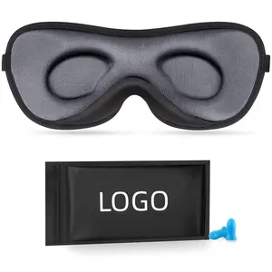 Smooth Skin-Friendly Thin Eye Mask for Sleeping Comfortable Wearing 3D Contoured Cup Sleeping Mask