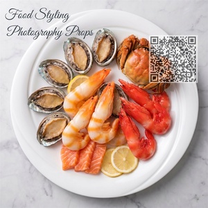 Réplique réaliste de crevettes artificielles, modèle alimentaire de fruits de mer factices, pour affichage commercial en restaurant, accessoire de <span class=keywords><strong>photographie</strong></span> cinématographique et décoration - Product Image 6