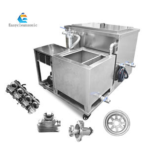 Machine de nettoyage par ultrasons en acier inoxydable industriel 100L 200L 300L 500L pour pièces métalliques Bloc moteur Utilisation en garage avec filtre - Product Image 2