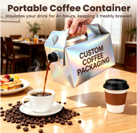 Emballage personnalisé pour boissons liquides, sirops, vins, cafés, haute barrière, anti-fuite, grande capacité, sac isolant en aluminium BIB (Bag-in-Box)