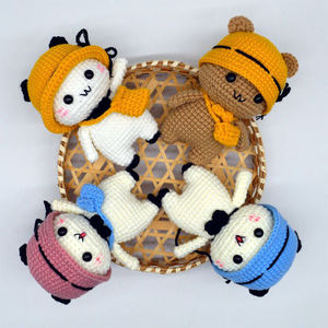 مخصص كروشيه حيوان كروشيه القطن أفخم لعبة اليدوية الصغيرة أميغورومي الحيوانات دمى الكروشيه - Product Image 2