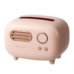 Smaller Radio Shape Extraction Storage Holder Living Room Plastic <b>Paper</b> Towel Dispensers Facial Tissue Box - Product Image 2