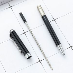 Stylos à bille rotatifs personnalisés avec logo, en métal de qualité supérieure, 1,0 mm, pour réunions et signature, vente en gros - Product Image 4