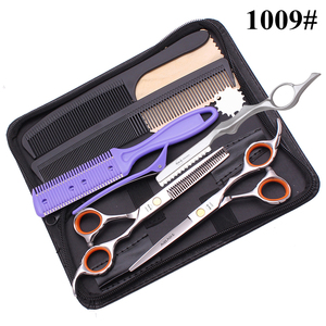 Cắt tóc kéo aqiabi 5.5 "6'' JP không gỉ cắt tóc Kéo Cắt Tóc thiết lập mỏng Shears Salon công cụ tạo kiểu A1009 - Product Image 2