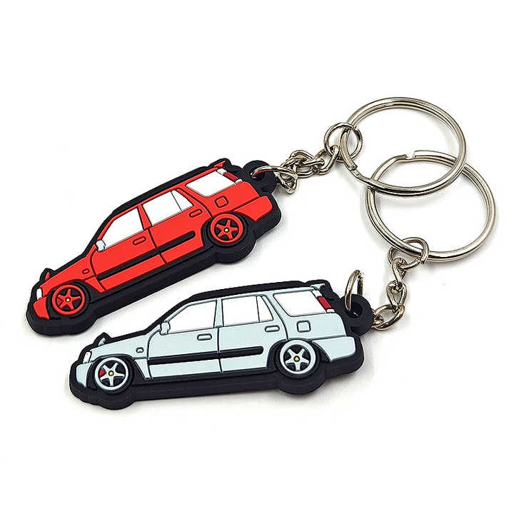 Personalized Cheap Custom Different Shapes Mini Car Keychain Soft 2d ...