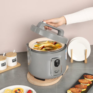 New 4L Plastic Shell Multi-Purpose Rice Cooker Non-Stick Pan Liner Durable Insulated Portable Household Kitchen Measuring Cup - Product Image 1