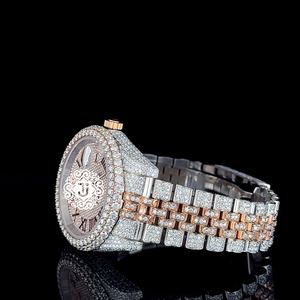 Relojes Mecánicos de Alta Gama con Movimiento ETA, Acero Inoxidable y Moissanita Blanca, Disponibles para Fábrica JXSP34 - Product Image 3