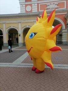 Modelo Decorativo Inflable Flotante de Girasol para Eventos, Muñeco Inflable de Girasol de Dibujos Animados, Flores de Margarita y Rosa Inflables - Product Image 6