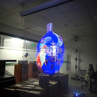 Cortinas de Gasa Holográfica para Escenarios Interiores a Gran Escala, Material de Malla, Diseño Portátil, Ofrece Efectos de Visualización Virtual Impresionantes