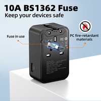 Worldplug dernier modèle multi-nation dans le monde adaptateur de chargeur de voyage international adaptateur de prise de voyage universel mondial