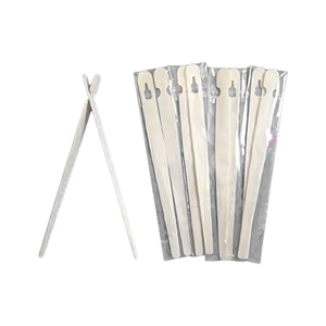 Natural Custom Logo Creative Tableware Natural <strong>Disposable</strong> Flat <strong>Chopsticks</strong> for Fast Food Shop - Product Image 2